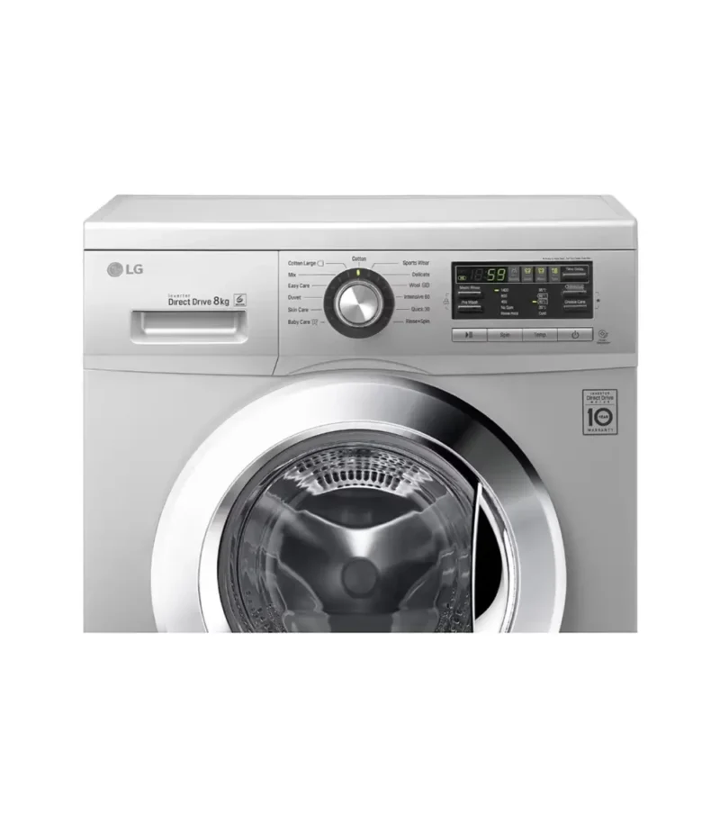 ماشین لباسشویی ال جی مدل F1496TDT24 ظرفیت 8 کیلوگرم